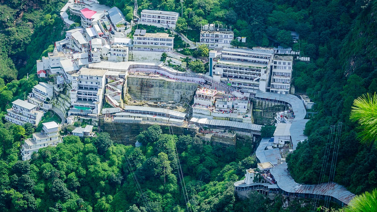 Vaishno Devi Shrine located in Katra, Jammu and Kashmir