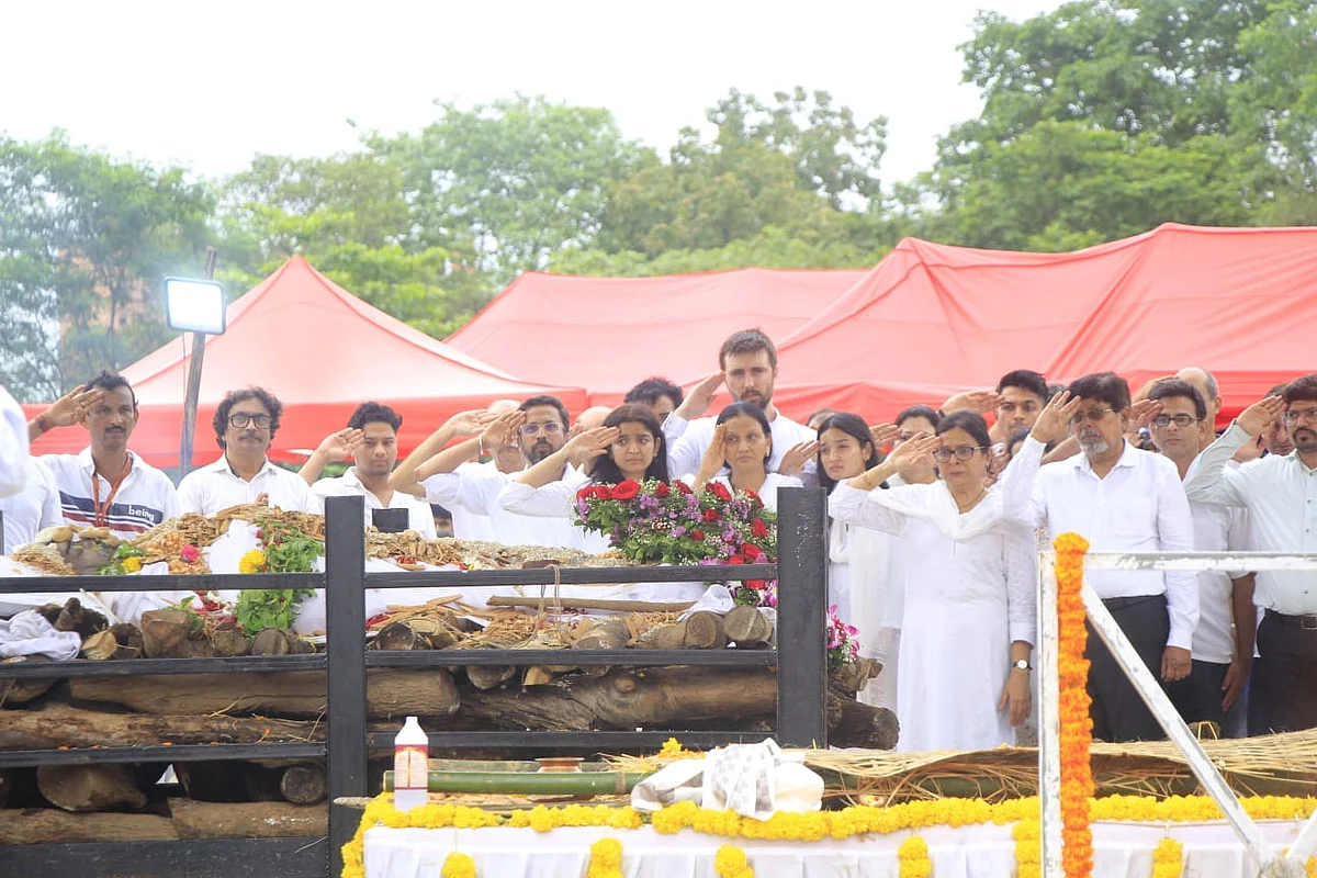 Nitin Desai Cremated With Full State Honours