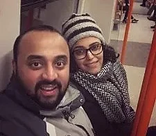 Swara Bhasker with her brother Ishaan