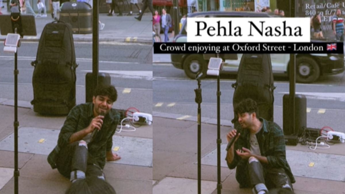 Watch: Man Performs 'Pehla Nasha' On London's Oxford Street, Viral Video Wins Over 2 Million Views