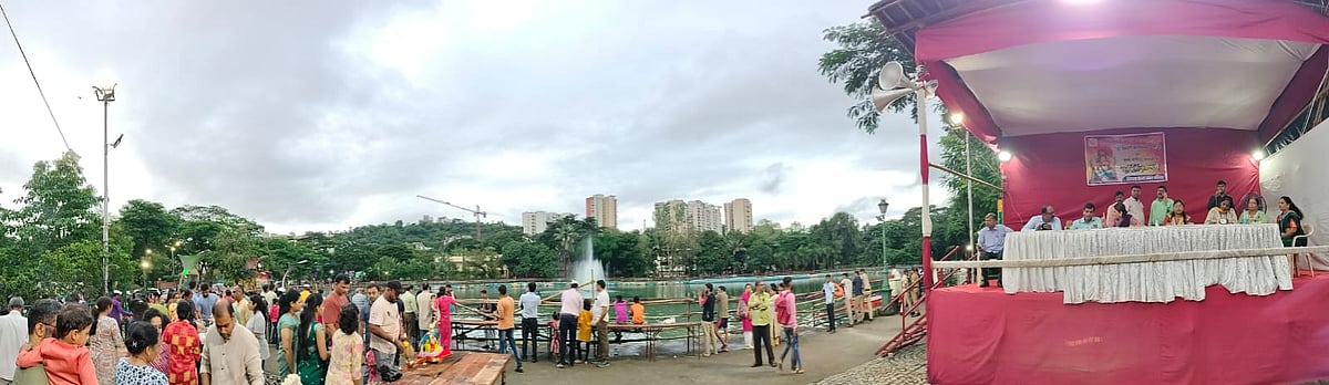 The civic body has made arrangements for immersion at 161 immersion sites including 139 artificial ponds.