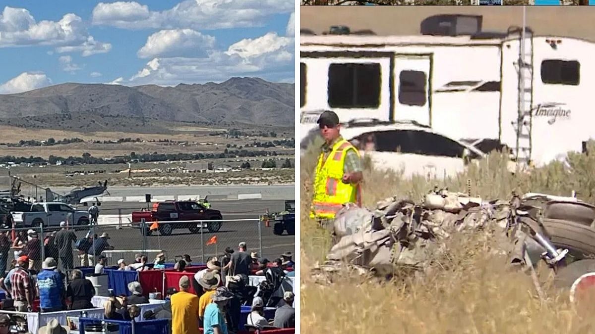 US: Two Planes Collide At Reno Air Show In Nevada, Both Pilots Killed; Visuals Surface