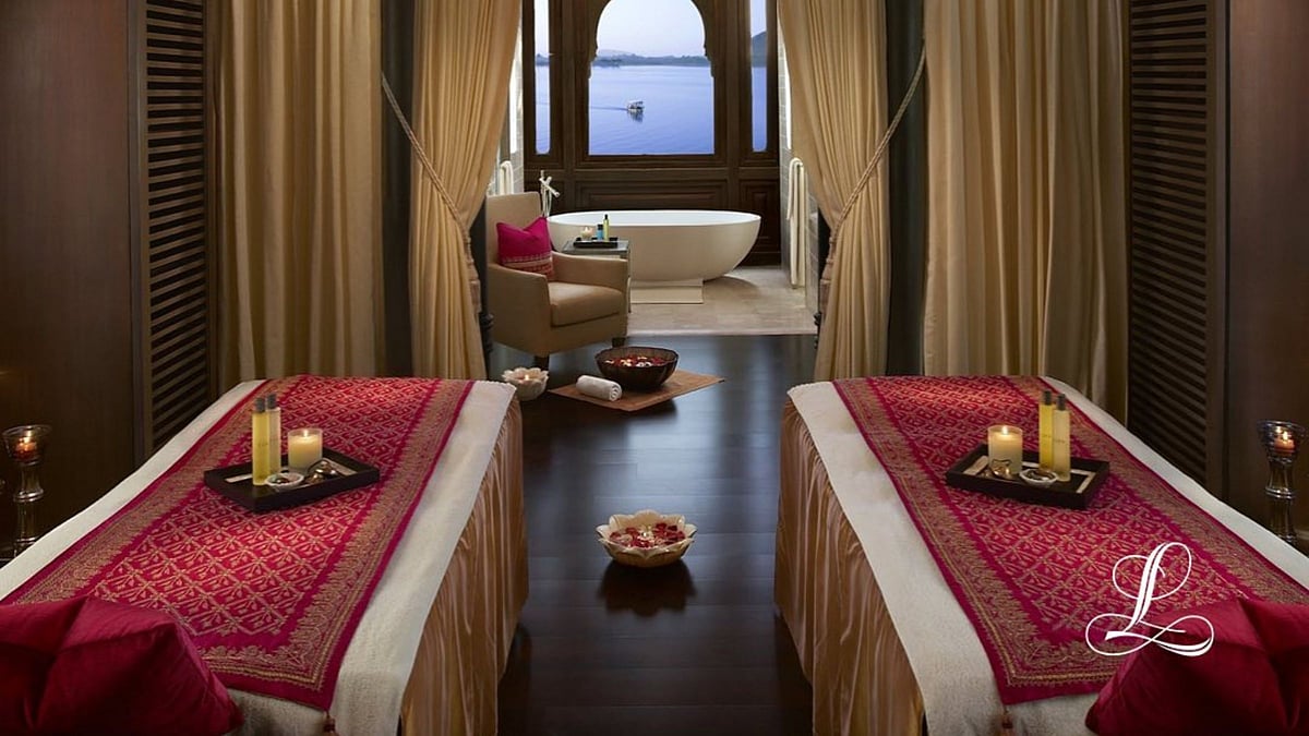 Luxurious spa at The Leela Palace