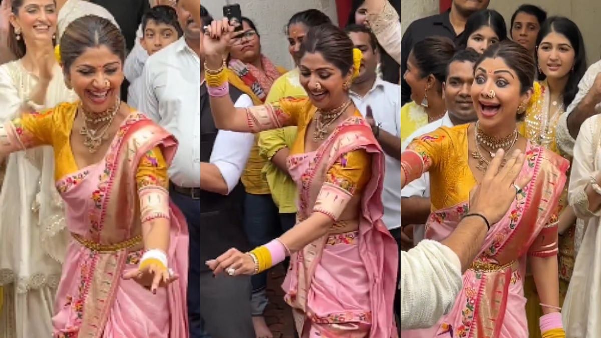Shilpa Shetty Dances Her Heart Out During Ganpati Visarjan; Watch Video  