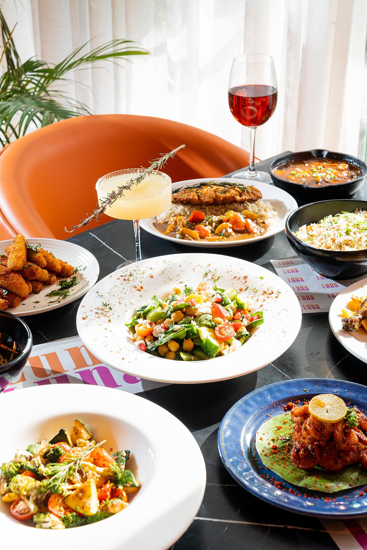 Buffet spread