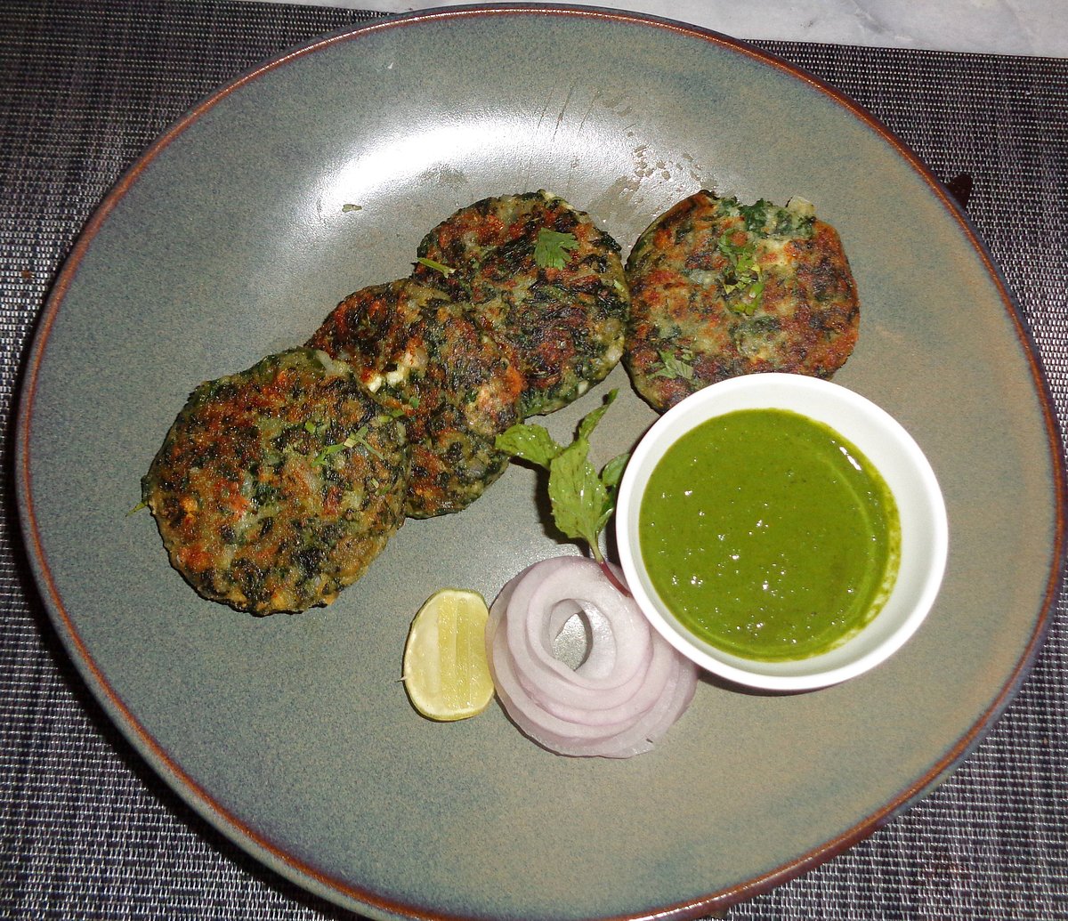 Spinach Millet Kebab