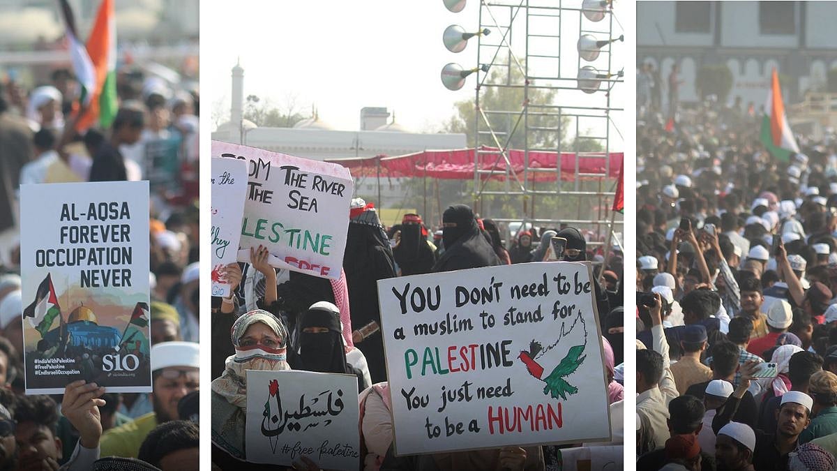Thousands Gather In Solidarity With The Palestine Cause In Aurangabad