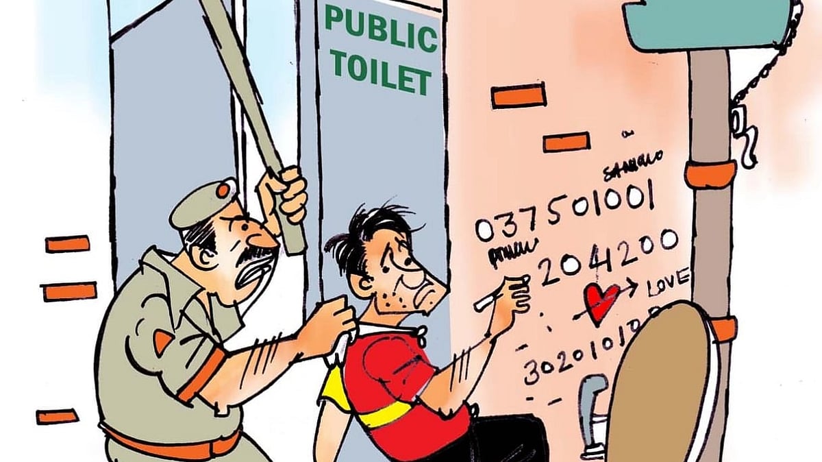 Indore: Police Clean Walls With Phone Numbers Scribbled On Them