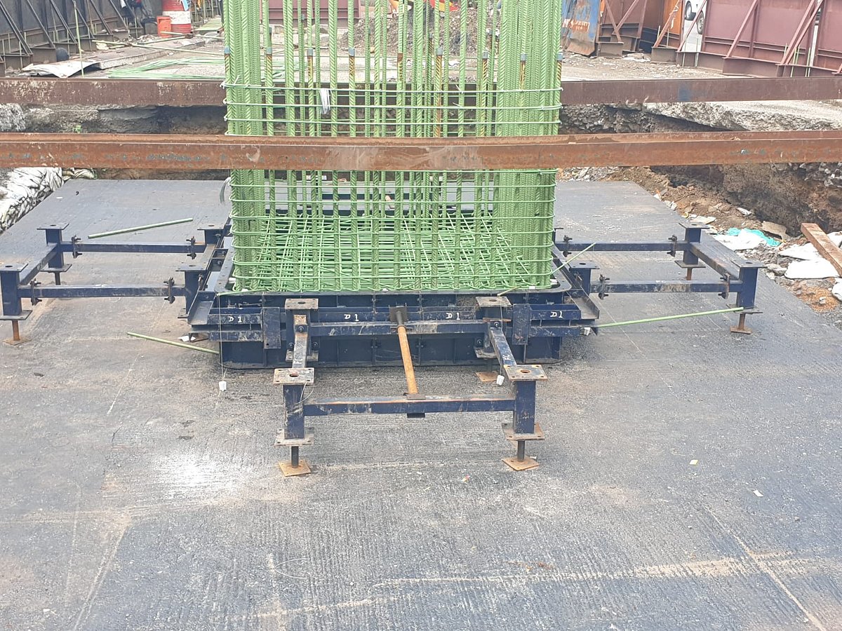Ongoing work at proposed Ghatkopar ROB