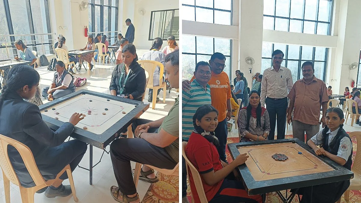 Navi Mumbai: 710 Students Take Part In NMMC's District-Level School Carrom Competition Held In CBD Belapur