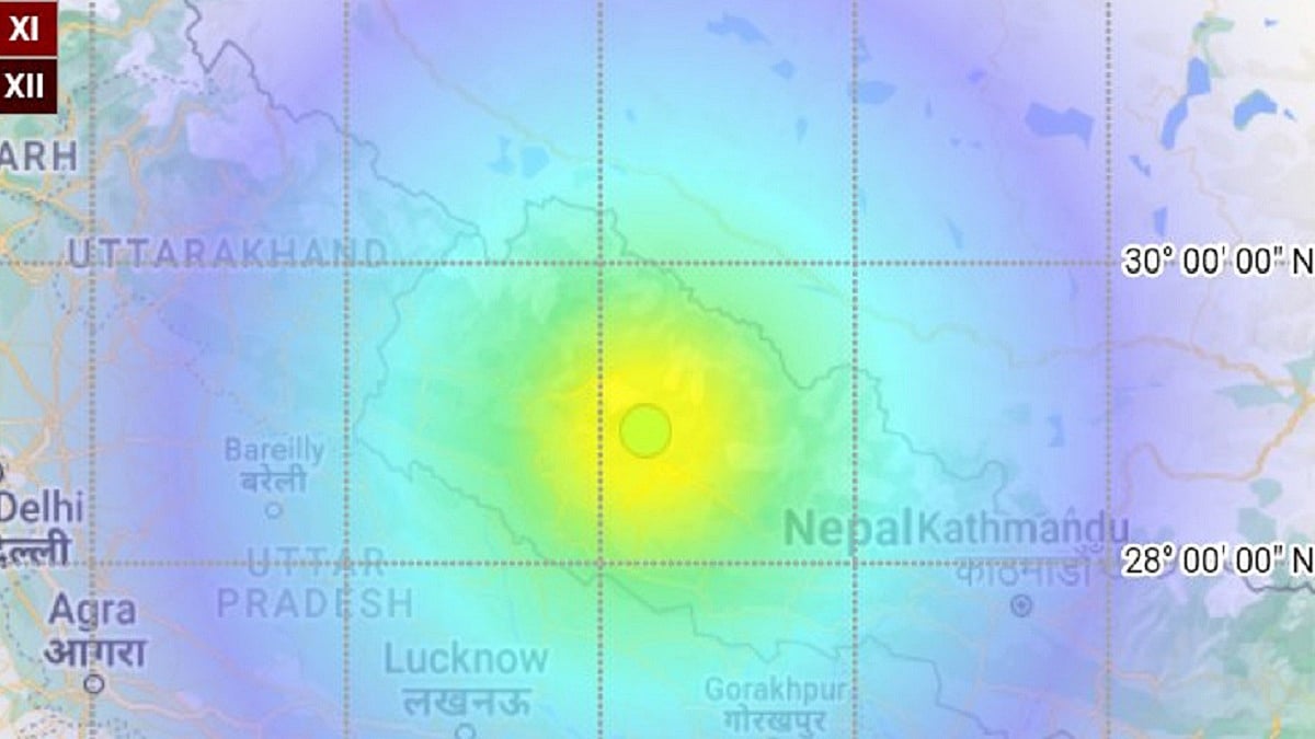 Strong Tremors Felt In National Capital Again; Visuals Surface | Twitter