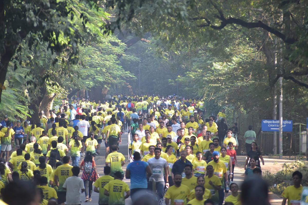 The marathon witnessed the participation of over 4,000 people 