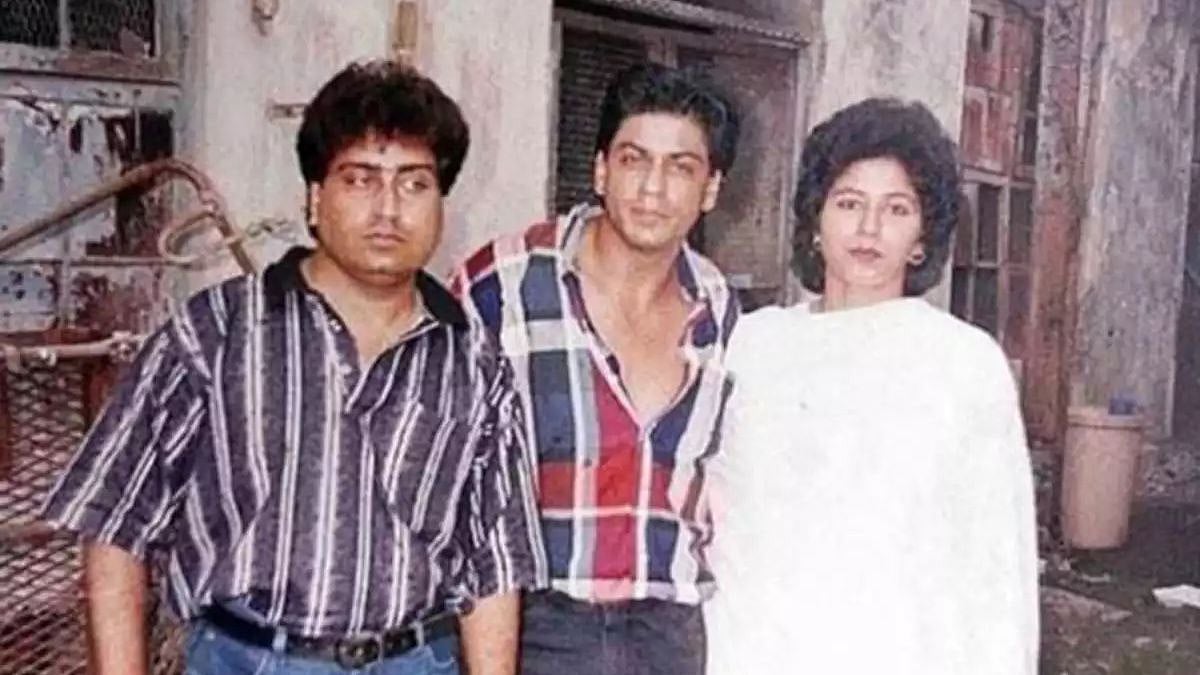 Old photo of SRK with cousin Noor Jahan, who lives in Pakistan