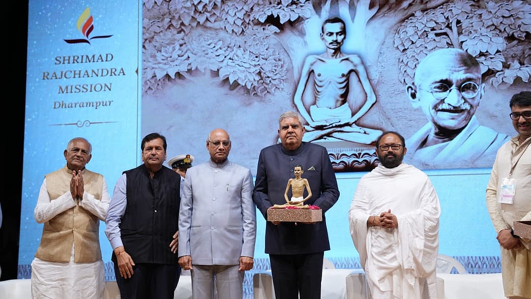 Vice President Jagdeep Dhankhar Unveils Shrimad Rajchandraji Memorial On 156th Birth Anniversary