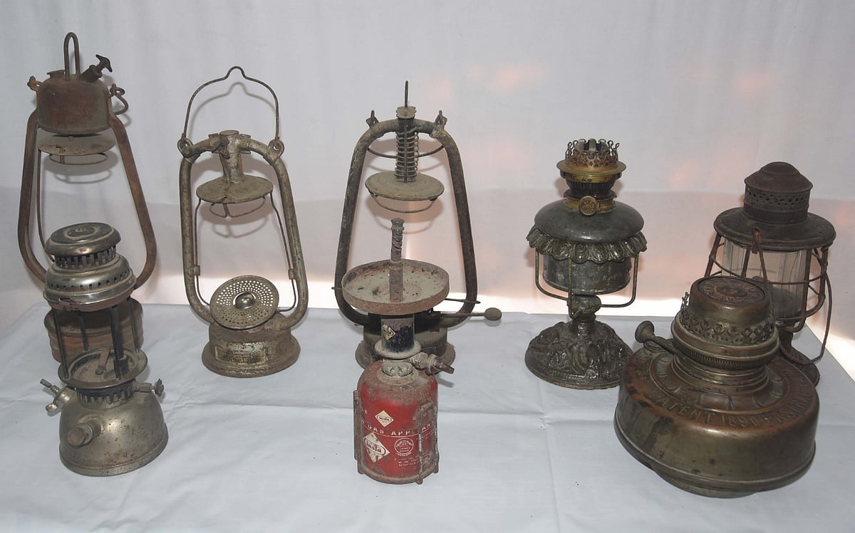Rare Kerosene oil lamps, lanterns