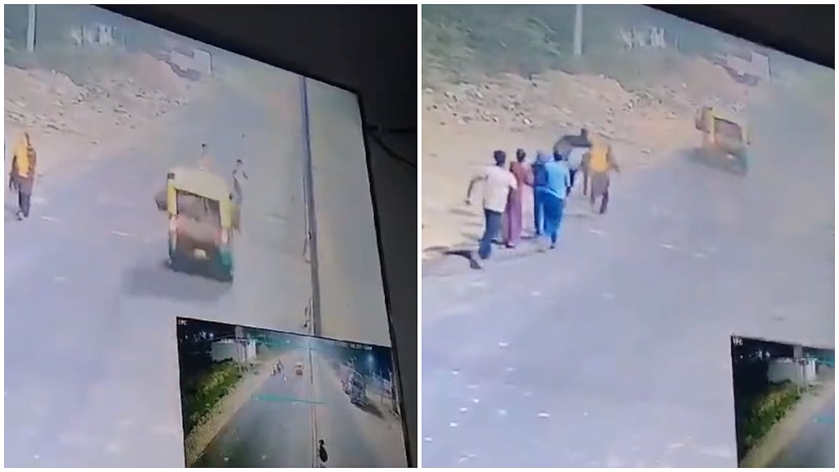 UP: Speeding Auto Hits, Drags Teenager Out For Morning Walk For Over 50 Mts In Jalaun; Shocking CCTV Videos Surface