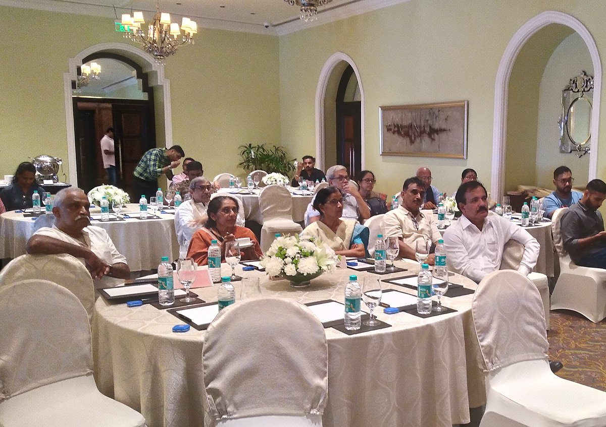 Awardees at the press meet