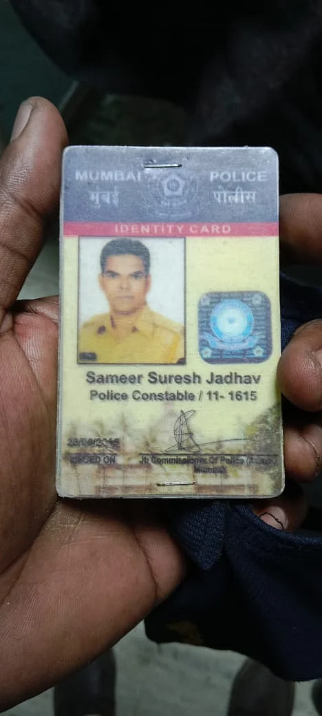 Jadhav's Police ID Card