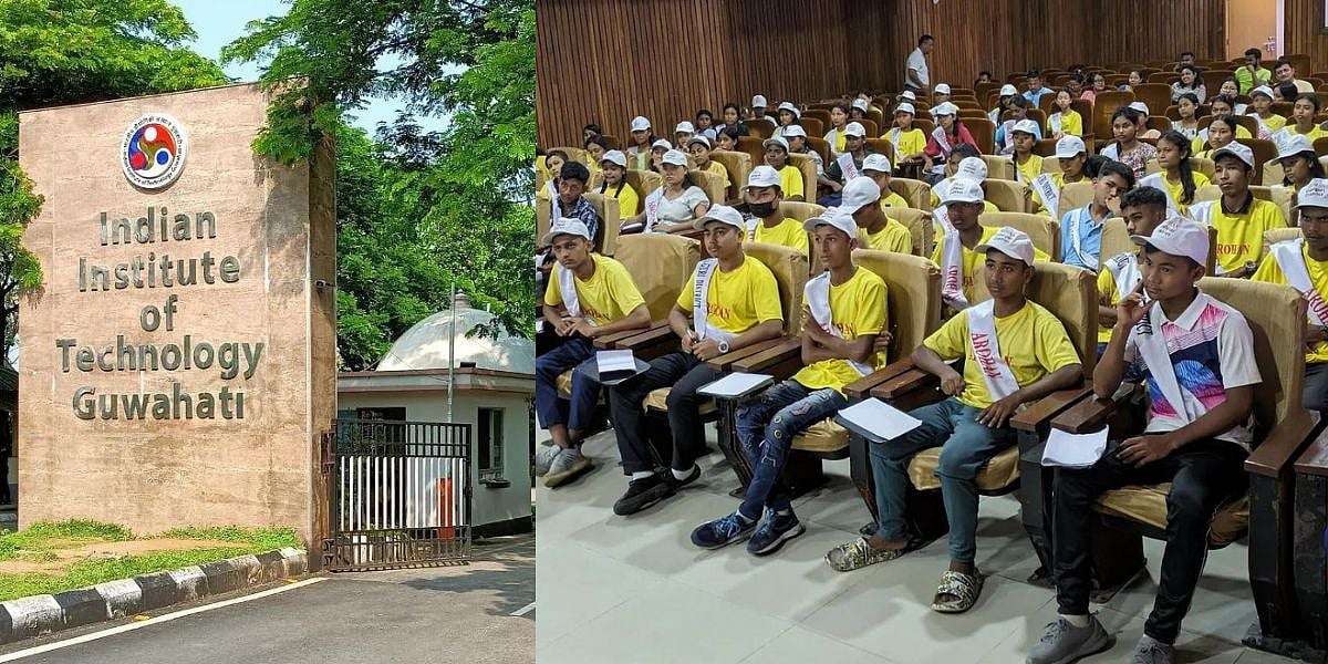 School students interacting with IIT Guwahati Faculty. |  (Source: IIT Guwahati)