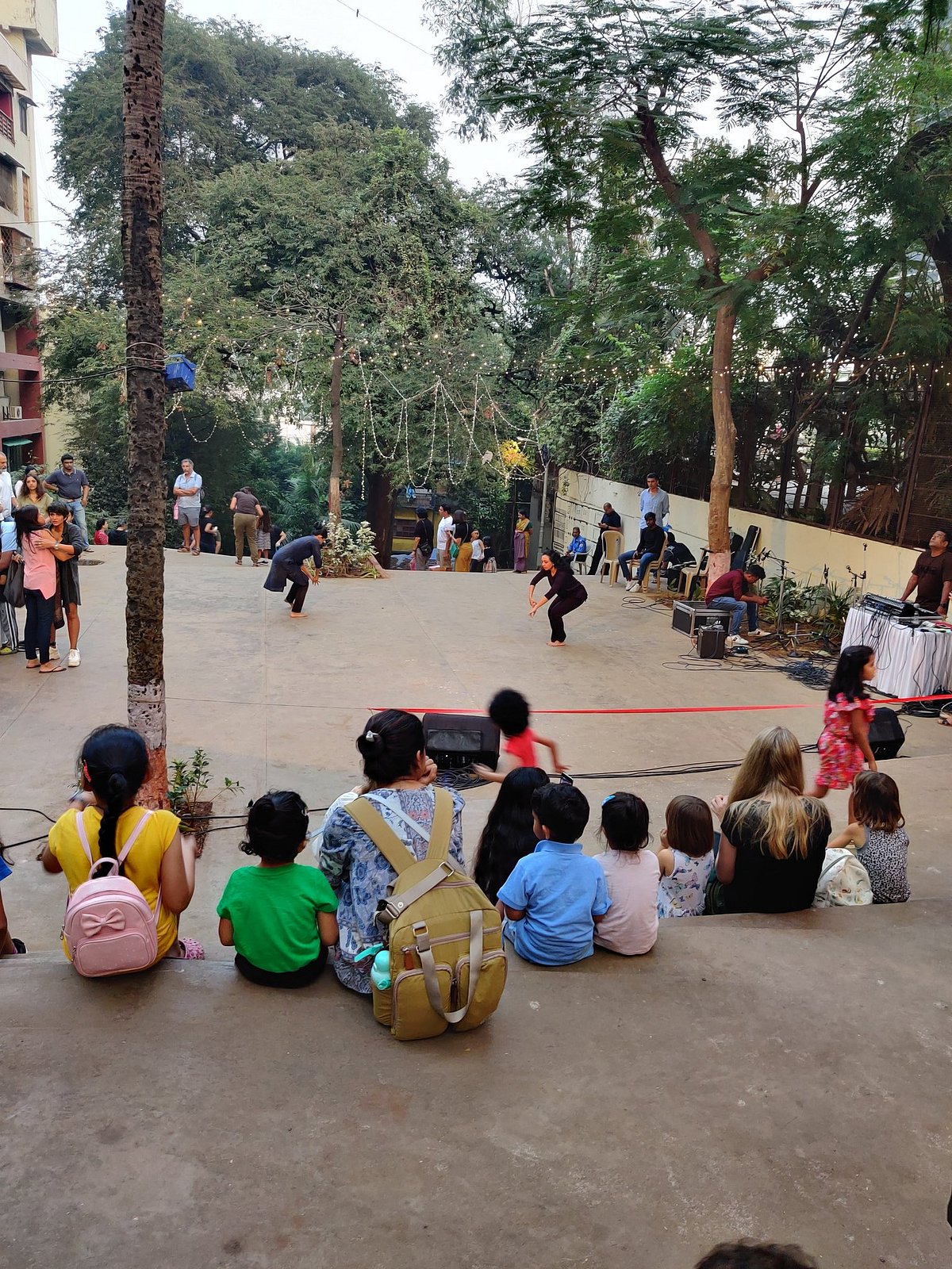 Mini festival for children and families at the Stephen's Steps in Bandra West