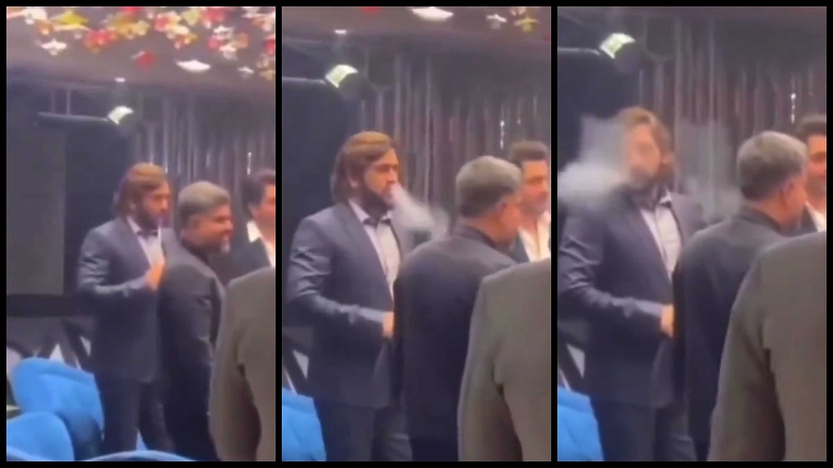 MS Dhoni Spotted Smoking Hookah, Video Goes Viral