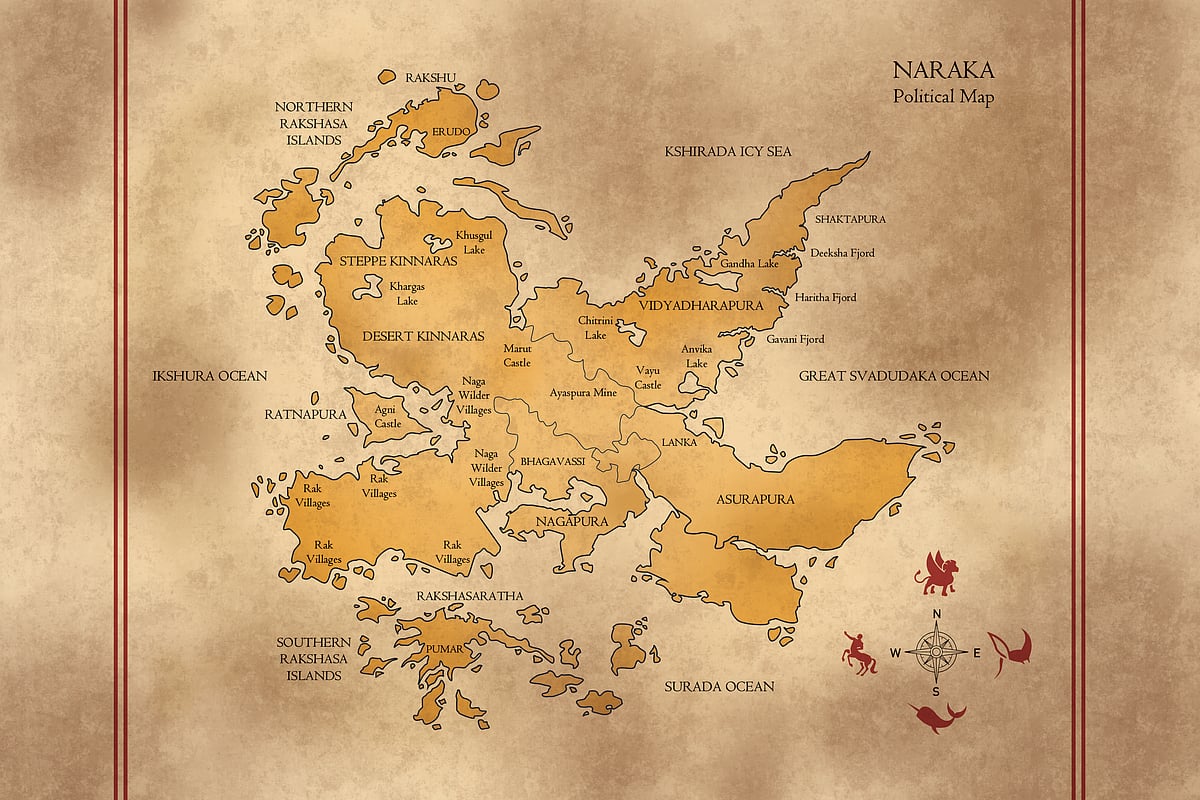 Map of Naraka 