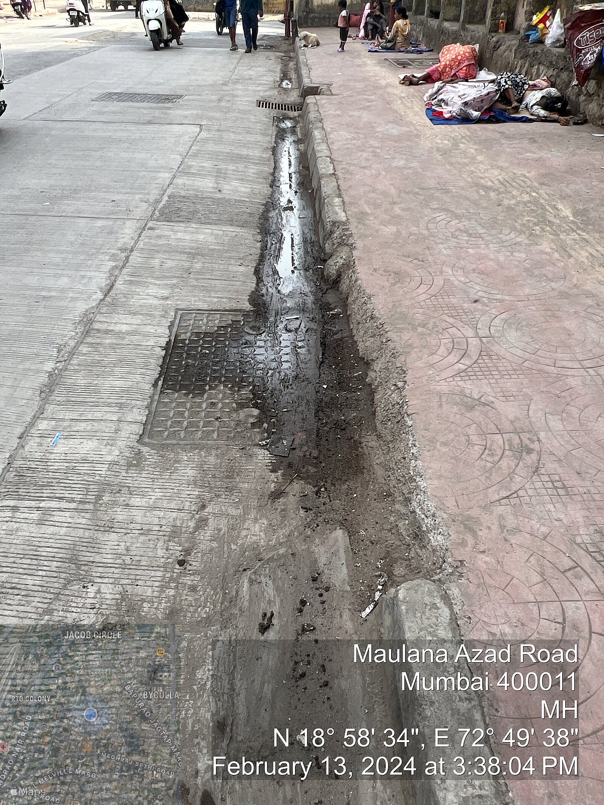 Pavement in bad condition within just 3 months