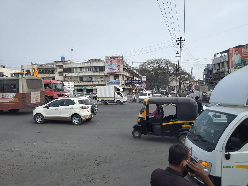 Talegaon Chowk in Chakan