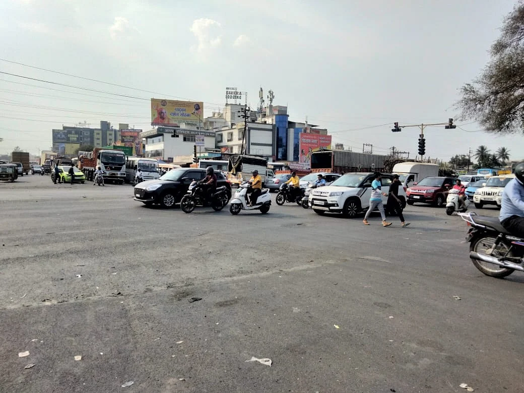 Talegaon Chowk in Chakan