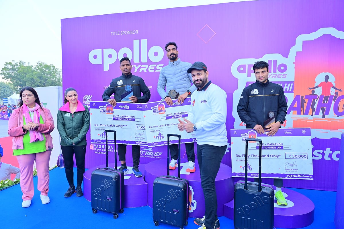 Apollo Tyres New Delhi Marathon: ASI's Gopi Thonakal Pips Team-Mate Srinu Bugatha To Clinch Title