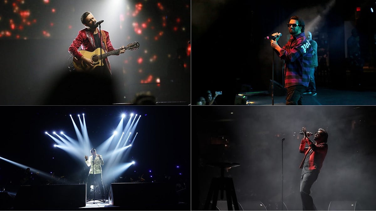Atif Aslam during concerts 
