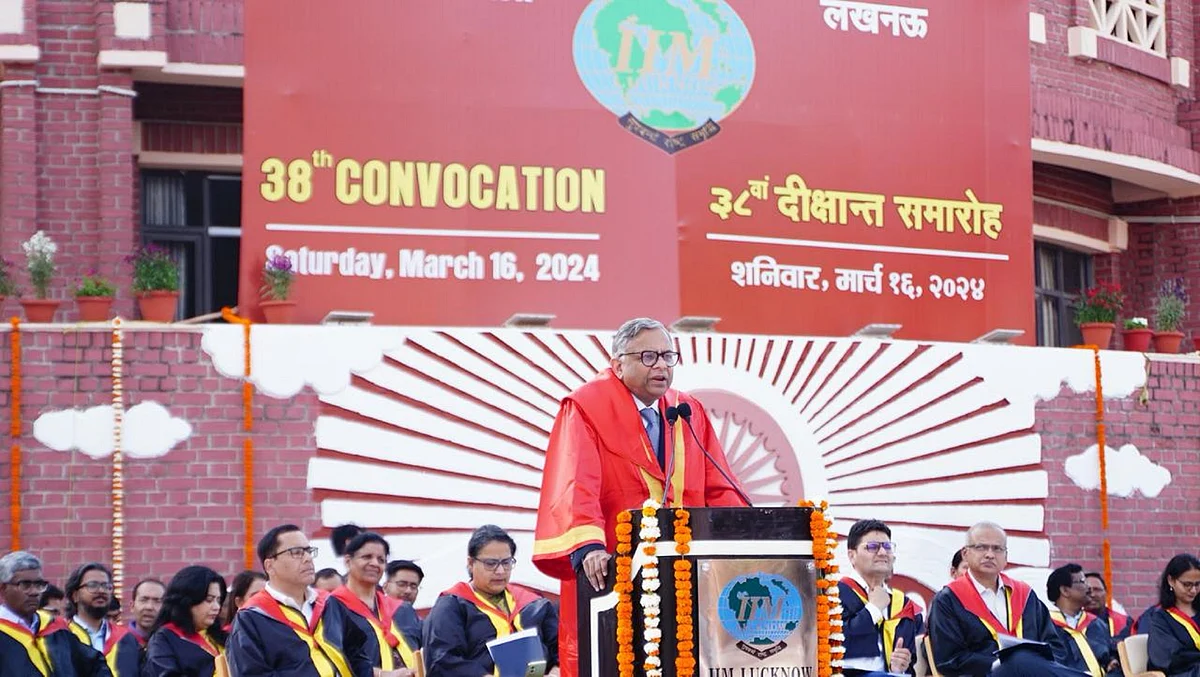 Natarajan Chandrasekaran, Chairperson of the Board of Governors at IIM Lucknow