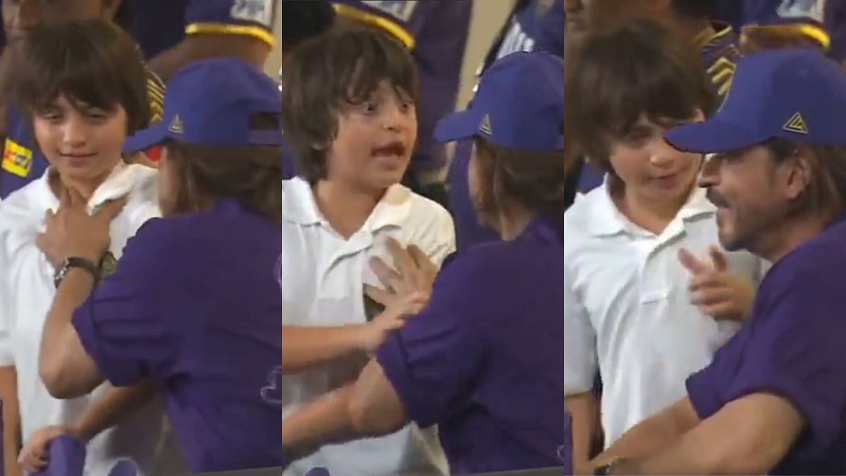 AbRam Khan Scolds Dad Shah Rukh Khan As He Gets Annoyed, Video Of Their Cute Fight Goes Viral 