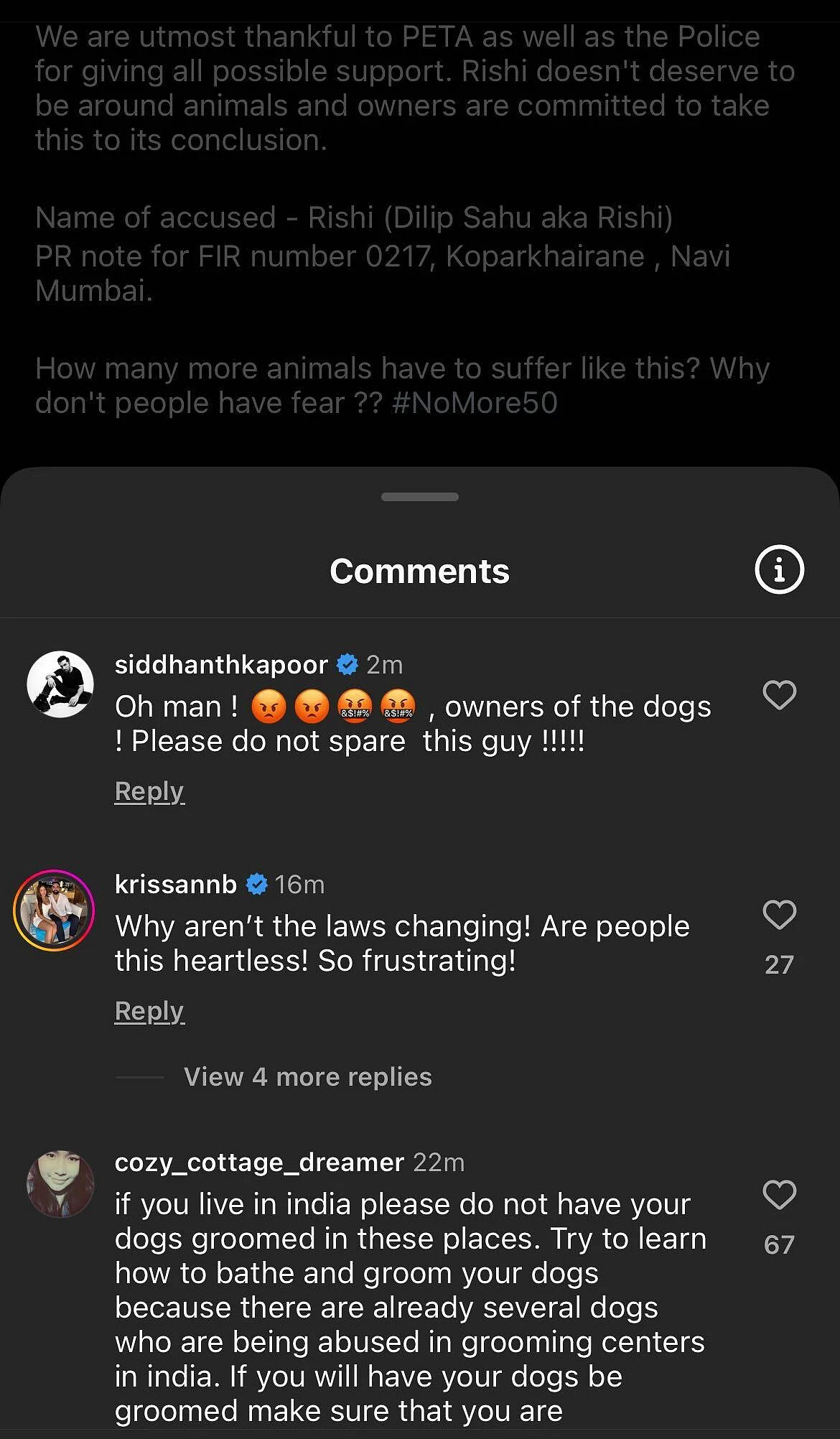 People demanded action against the groomer