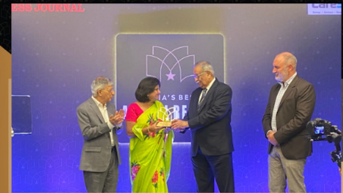 (L-R)Sam Balsara, Founder, Madison, Padmini Khare, Independent Director, Tata Chemicals, M Damodaran, Former SEBI chairman and Jury Chairman, Paul Murphy, Consul General, Australia