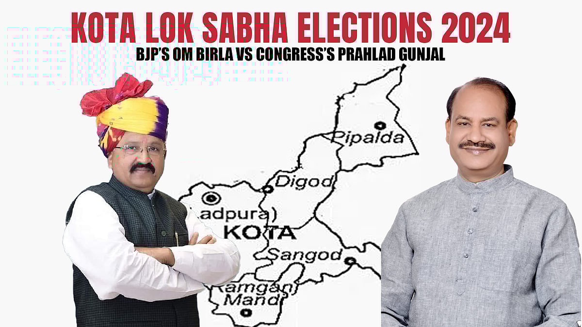 Pralhad Gunjal (Congress) (Left) & Om Prakash Birla (BJP) (Right)