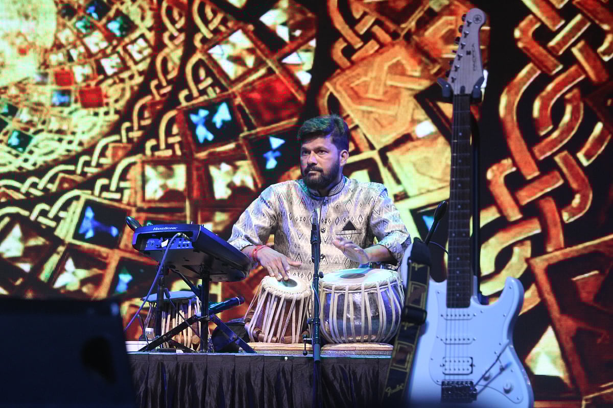 Vishal Phaterpekar on tabla 