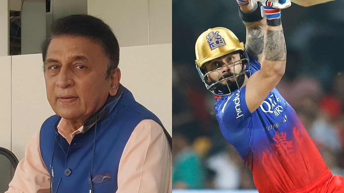 Sunil Gavaskar and Virat Kohli | Credits: Twitter 
