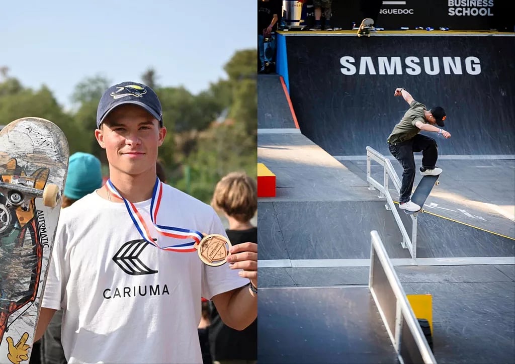 French skater Max Berguin. Photo courtesy: Media release
