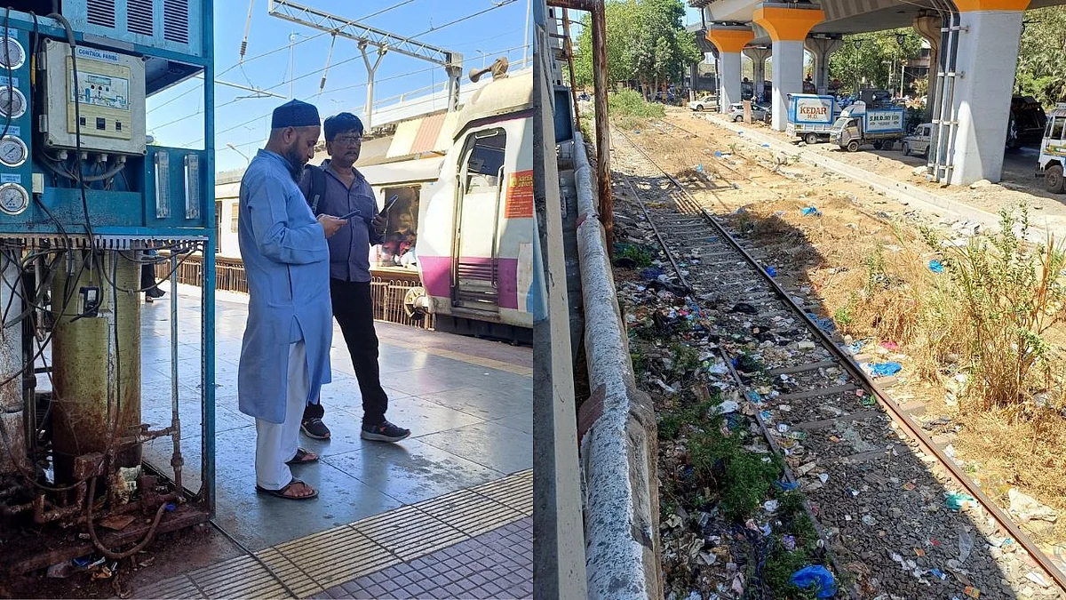 No cleanliness maintained at Sewri Railway station