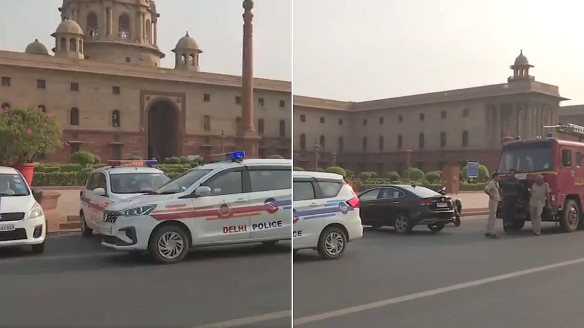 Delhi: Bomb Threat Mail Received At Home Ministry North Block Office; Visuals Of Heightened Security Surfaces - Vimarsana News