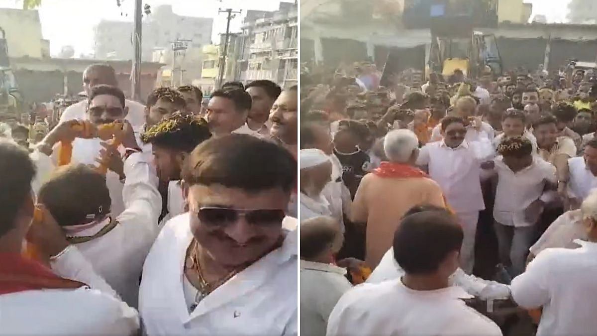 Bihar Lok Sabha Elections 2024: Gangster-Turned-Politician Anant Singh Garlanded & 'Zindabad' Slogans Raised After He Comes Out Of Jail On Parole (VIDEO)