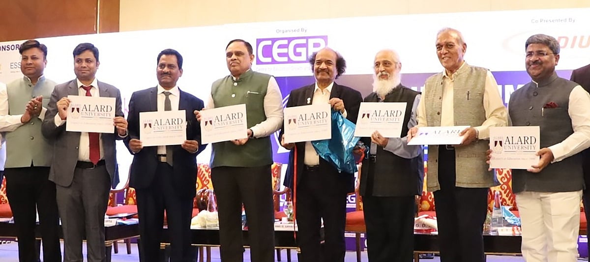 Pune: AICTE Chairman Advocates Practical Learning at Allard University, Unveils New Logo | 