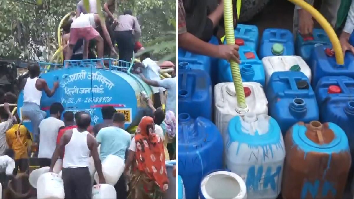Residents Struggle To Get Water Amid Ongoing Water Crisis In Delhi; Watch