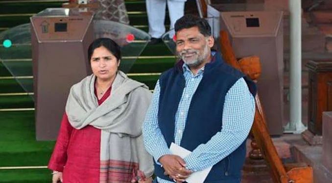 Pappu Yadav and Ranjeet Ranjan File Image