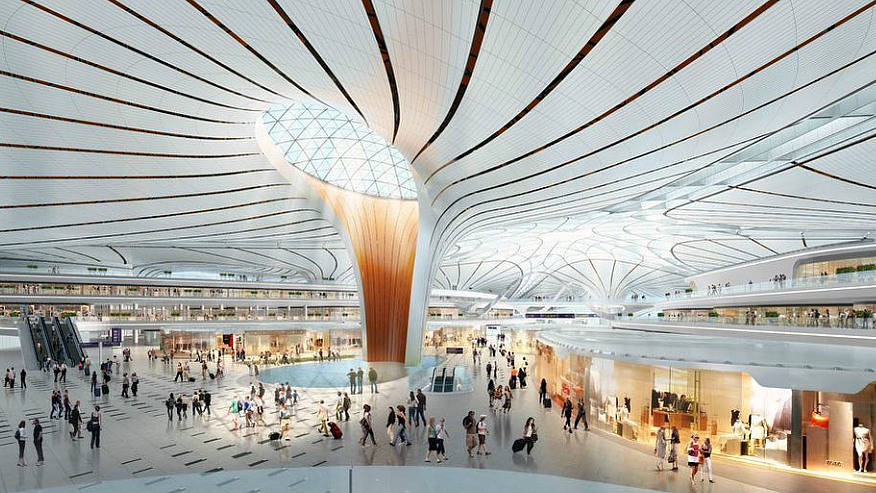 Daxing International Airport in south Beijing. Image courtesy: Instagram/daxinginternationalairport
|