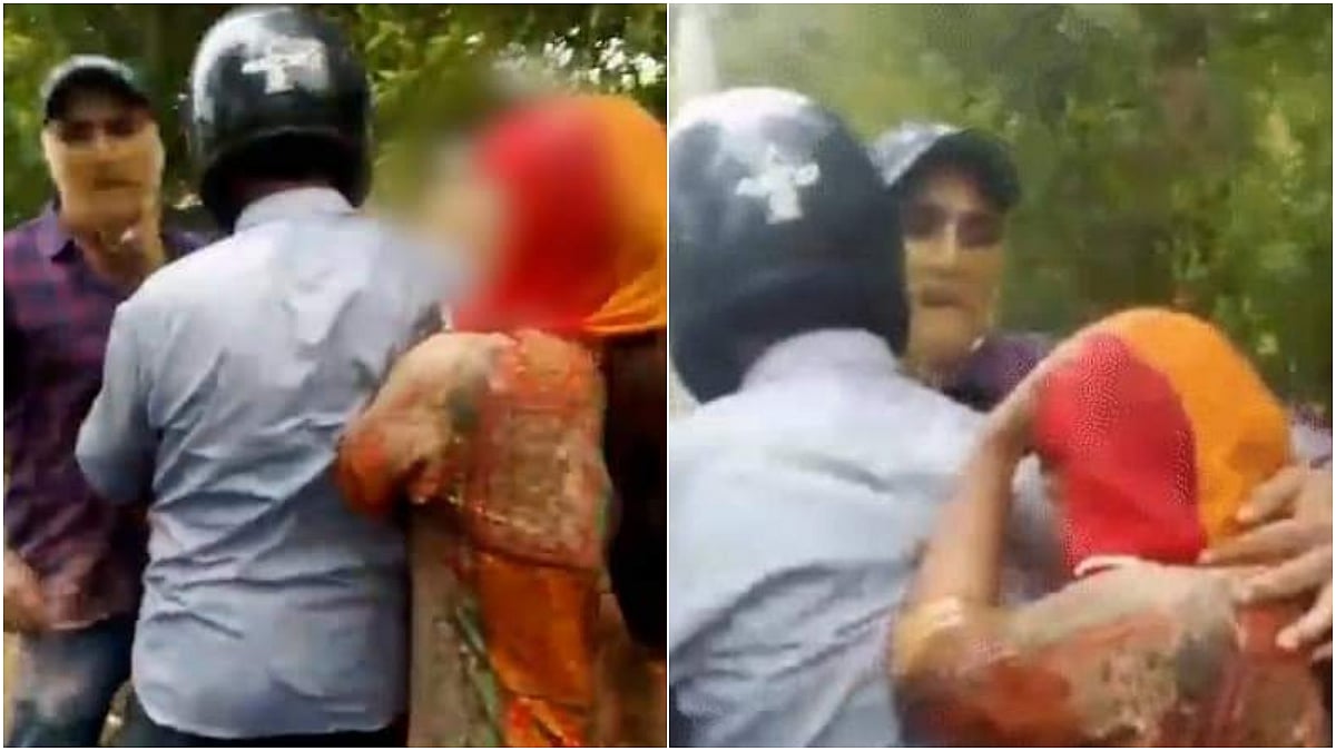 Youth Tries To Marry School Teacher By Forcibly Putting Sindoor On Her Head In Bihar's Banka | X