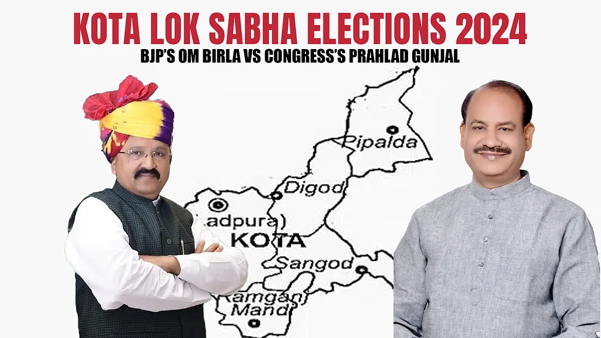 Om Birla (BJP) and Prahlad Gunjal (Congress)