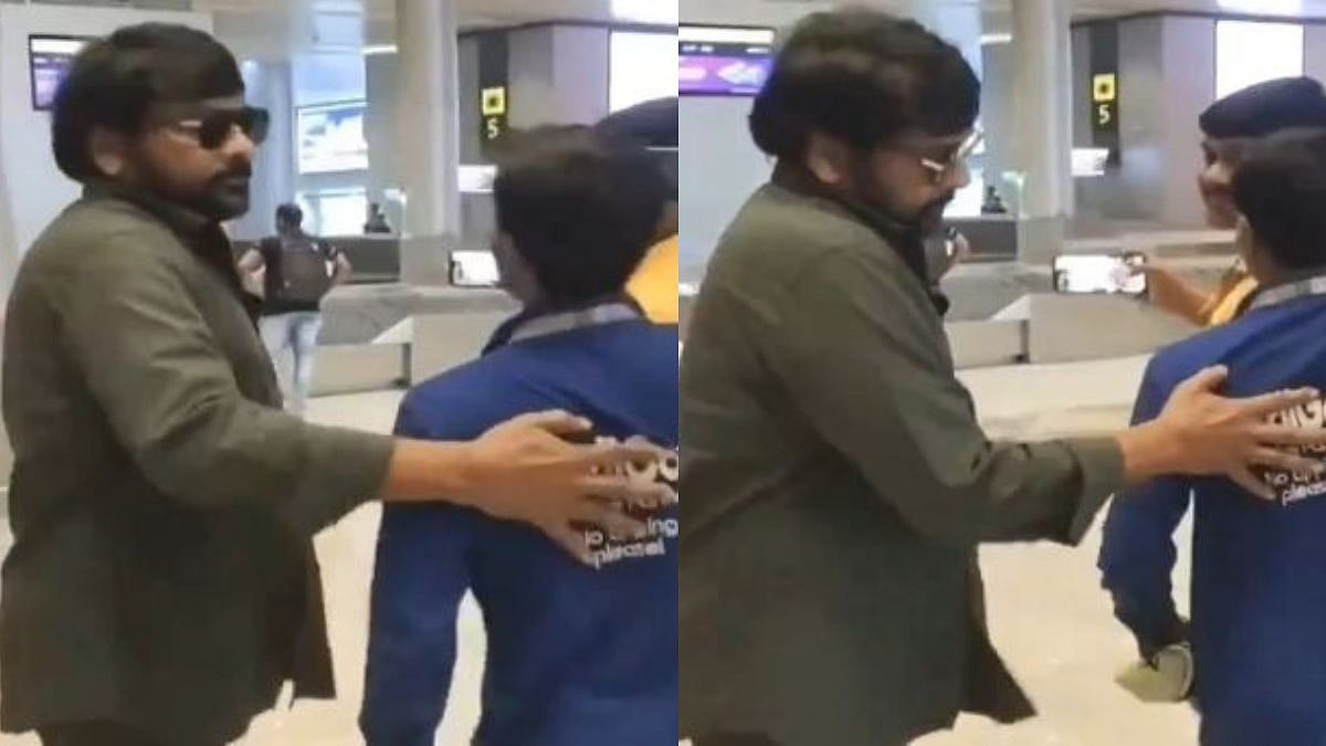 VIDEO: Chiranjeevi Pushes Airline Employee 'Bothering' Him For Selfie; Netizens React