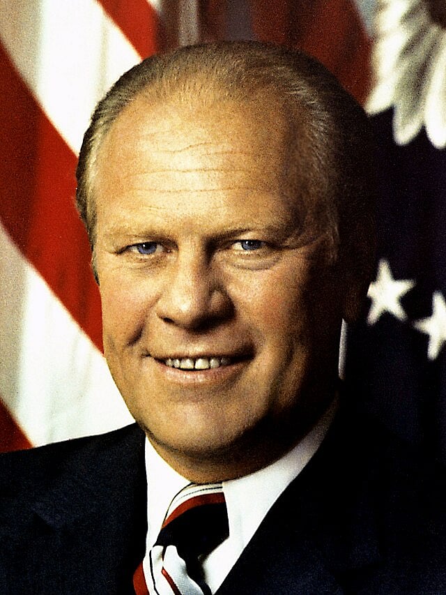 Former US president Gerald Ford